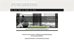 Desktop Screenshot of firsteditiondesignpublishing.com